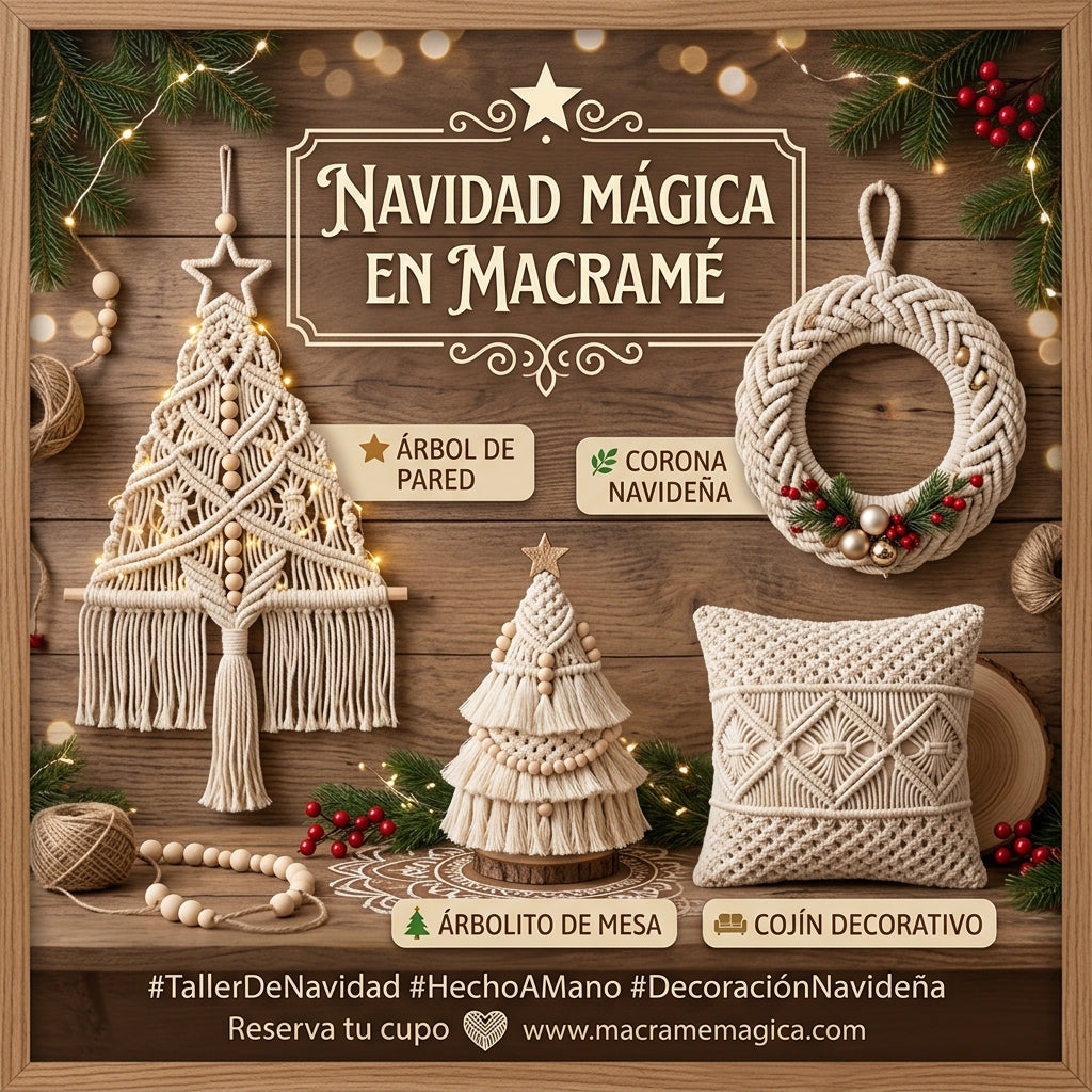 Navidad Mágica en Macramé – Curso Online