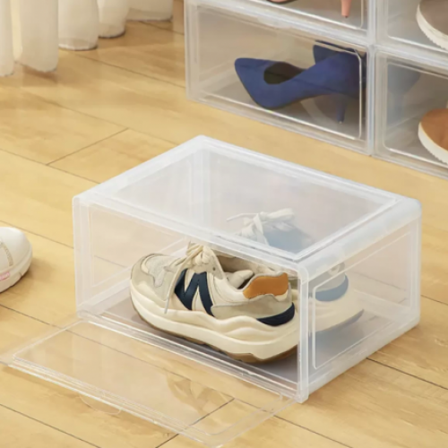 CAJA DE ZAPATOS INDIVIDUAL TRANSPARENTE