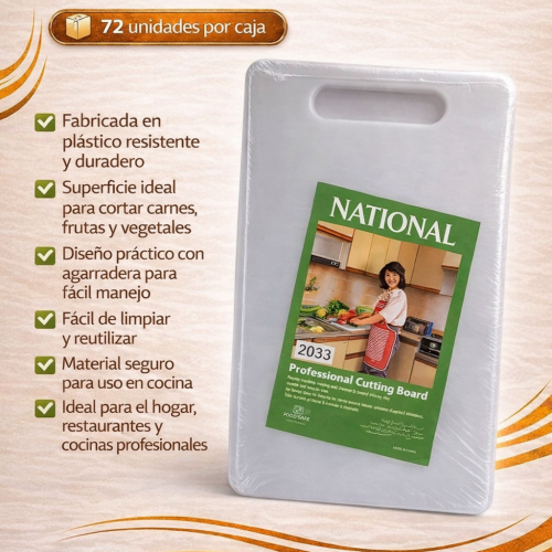 TABLA DE PICAR MEDIANA (72 UND X CAJA)