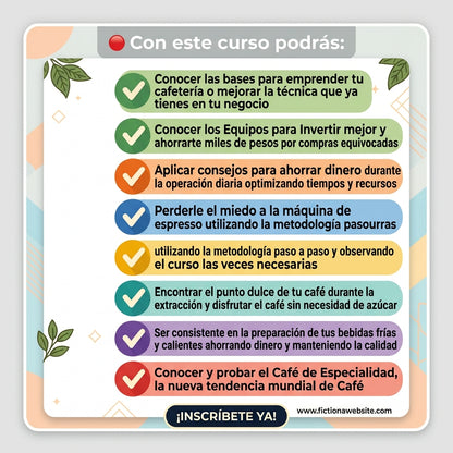 Comienza tu Cafetería