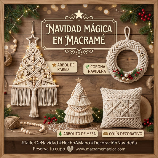 Navidad Mágica en Macramé – Curso Online