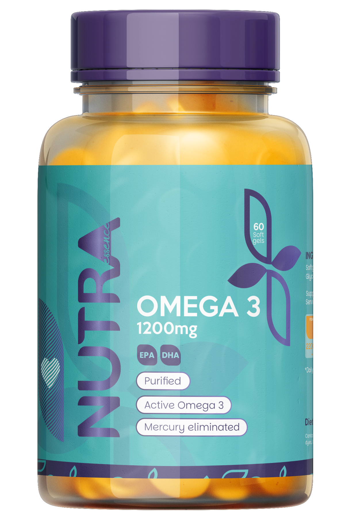 OMEGA 3 1200 MG (BODEGA E) X 60 SOFGEL- LIBRE DE MERCURIO