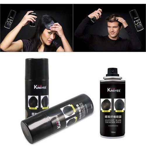 Spray para el cabello Tapa Canas y disimulador de Alopecia. Mujeres y Hombres. MARRON